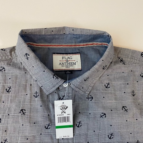Flag & Anthem Nautical Anchor Short Sleeve L Shirt - Picture 5 of 8
